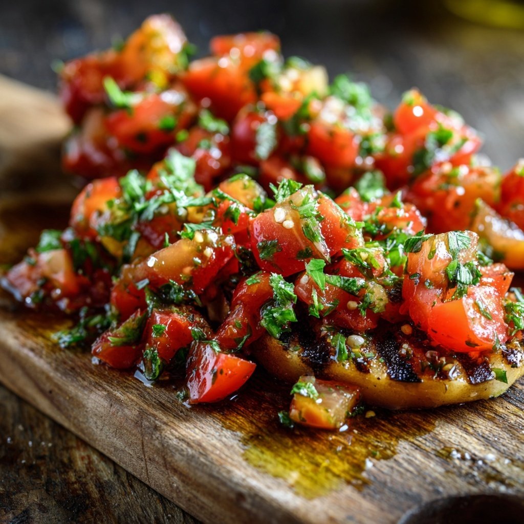 Grill Beilagen Mit Tomatenwürfeln