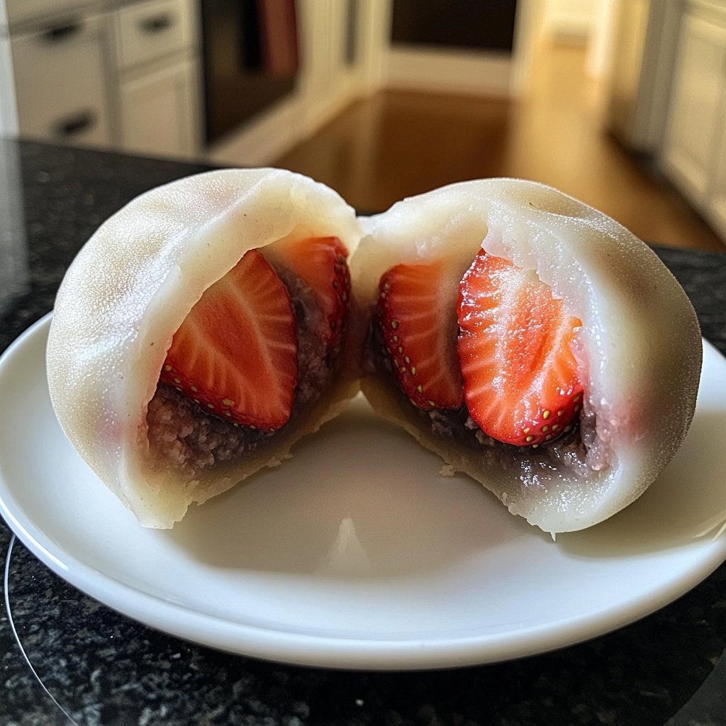 Erdbeer-Mochi