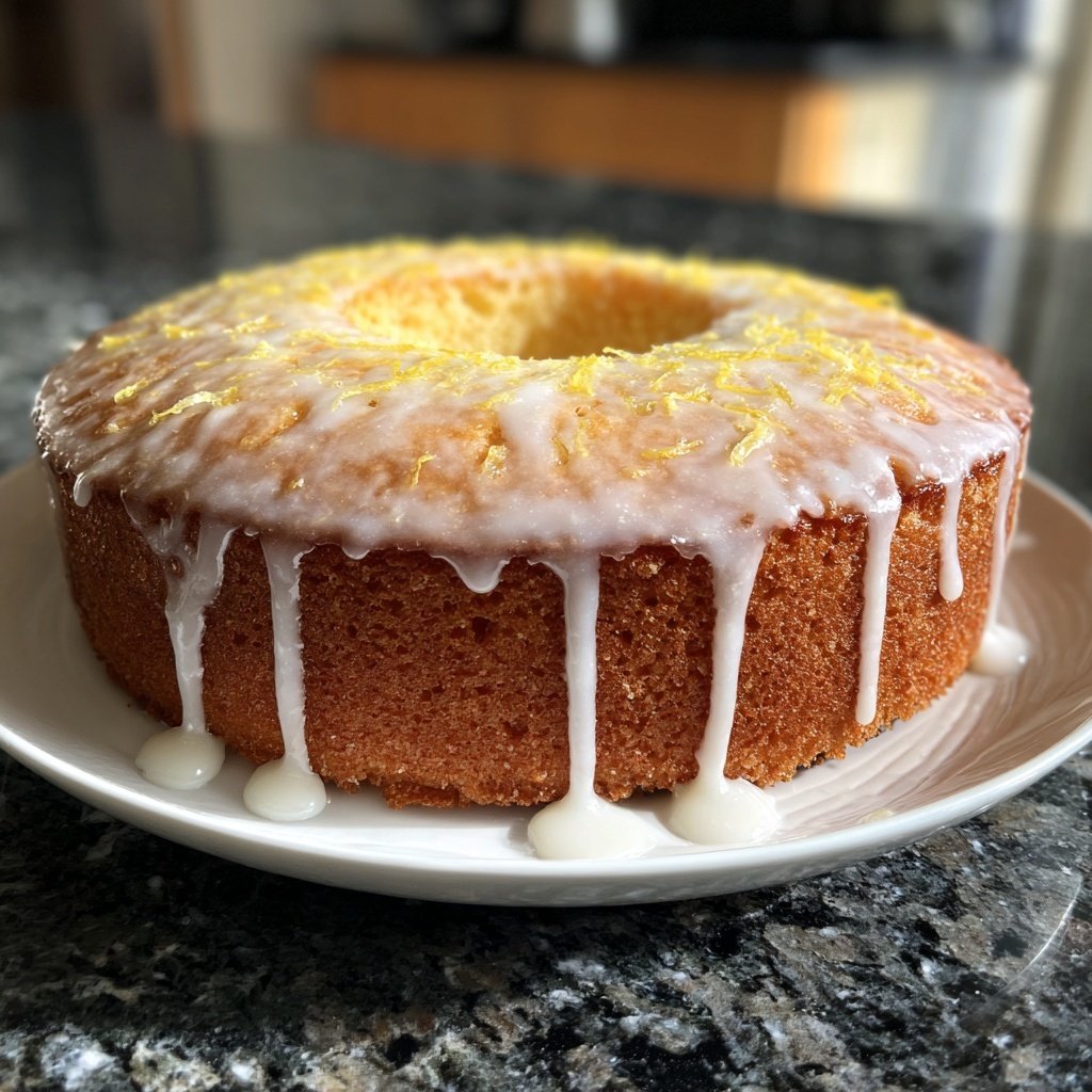 Zitronenkuchen ohne Haushaltszucker