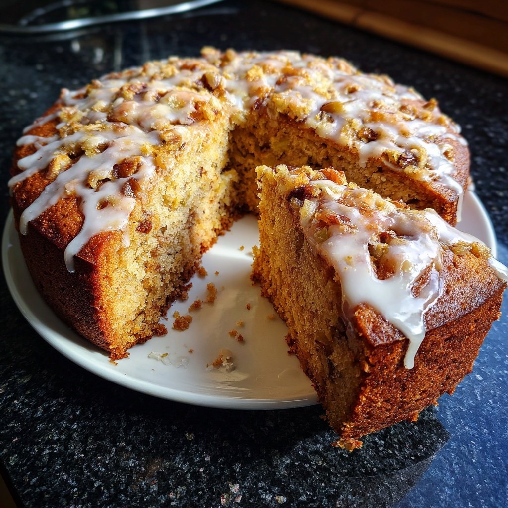Karottenkuchen Mit Apfel Stücken