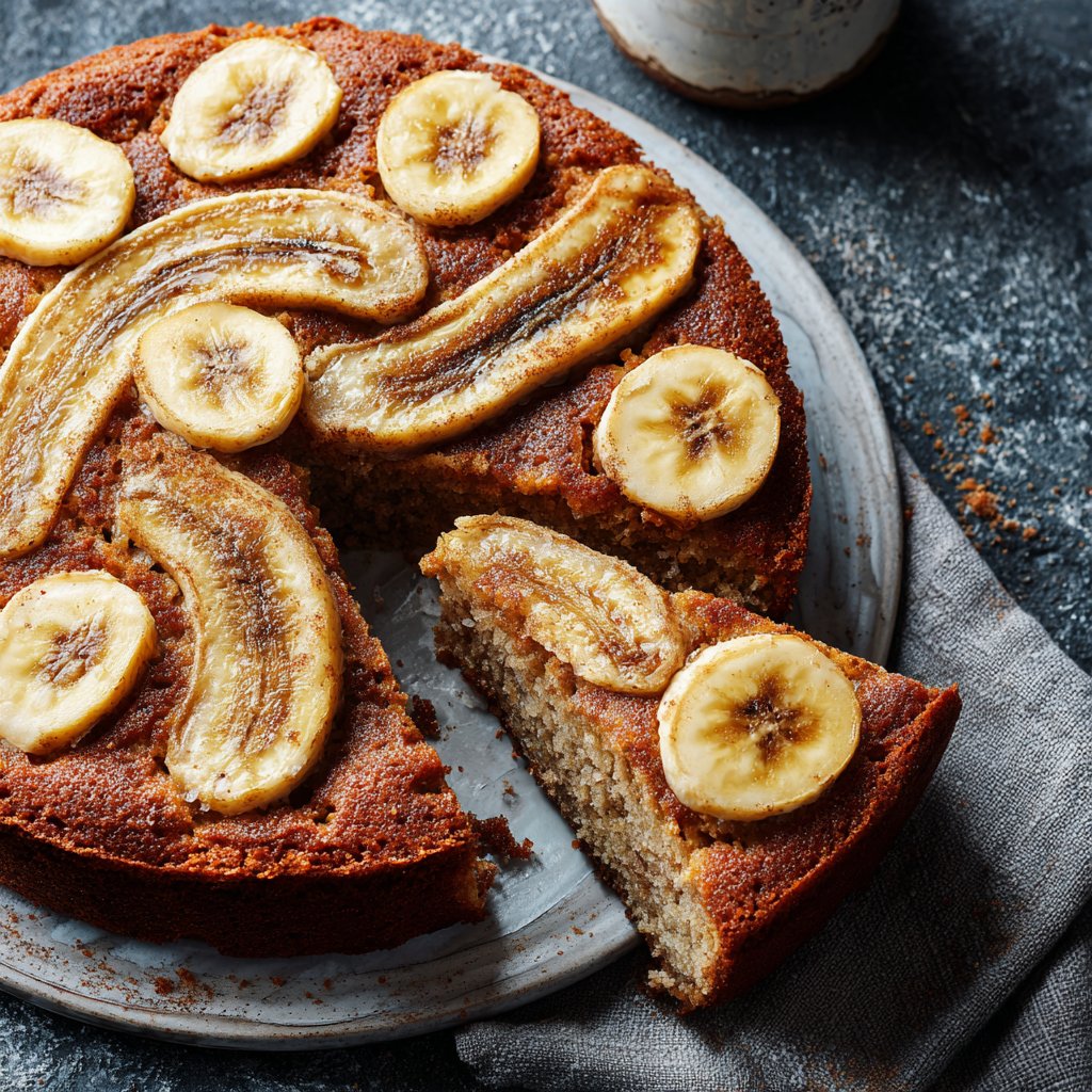 Bananenkuchen mit Dinkelmehl