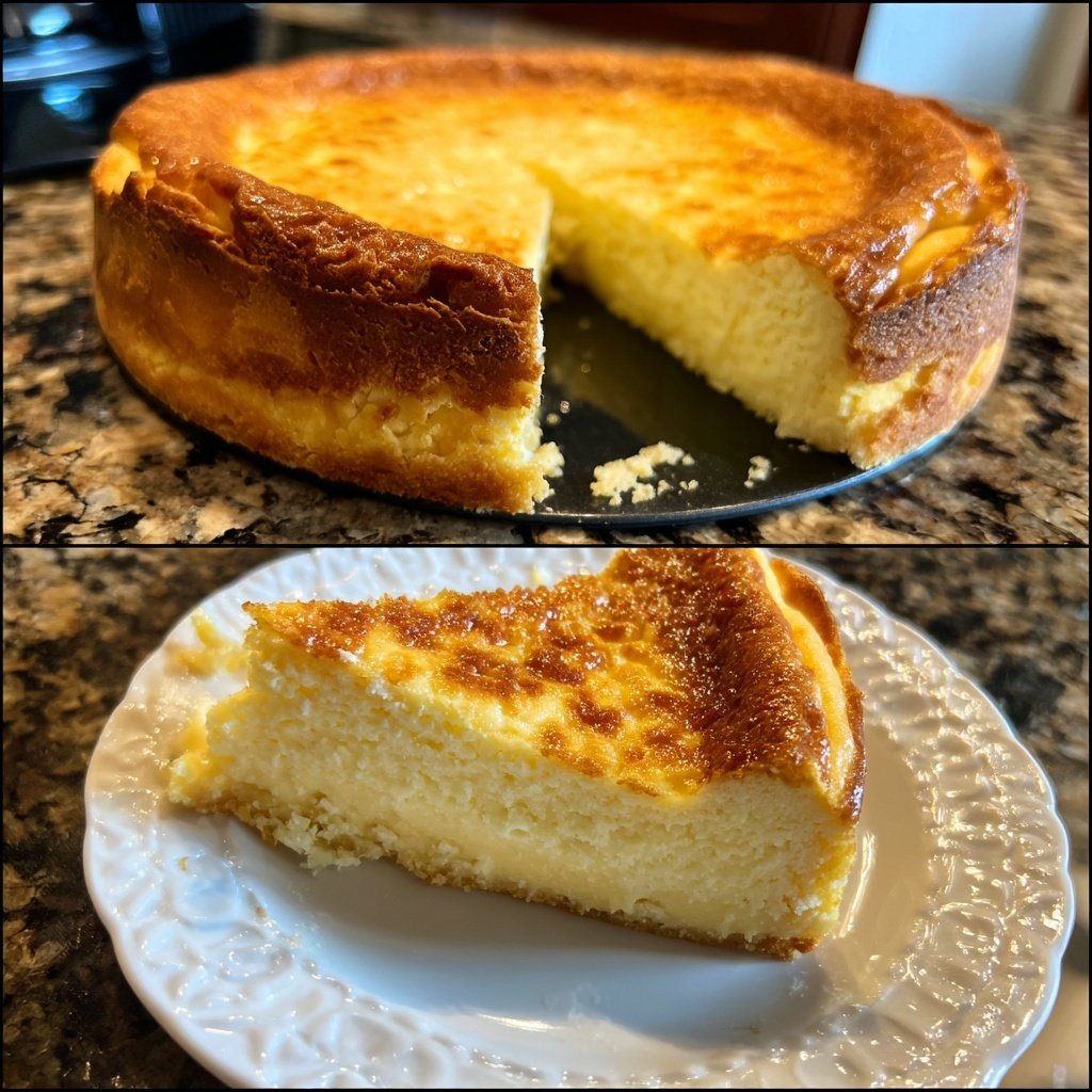 Käsekuchen klassisch gebacken