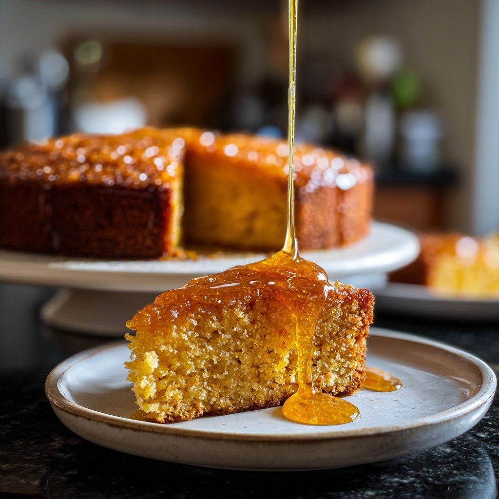 Karottenkuchen Mit Honig Glasur