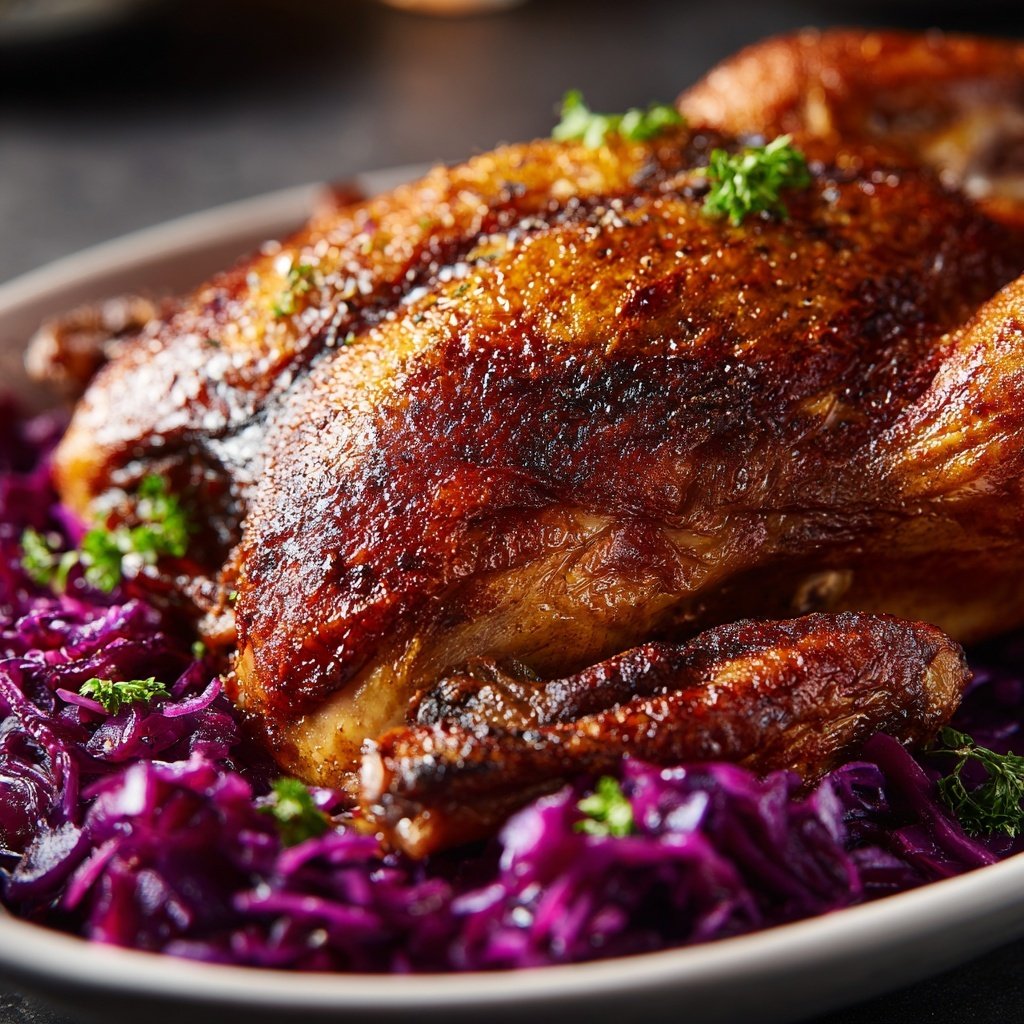 Saisonal & Festlich Weihnachtsgans mit Rotkohl